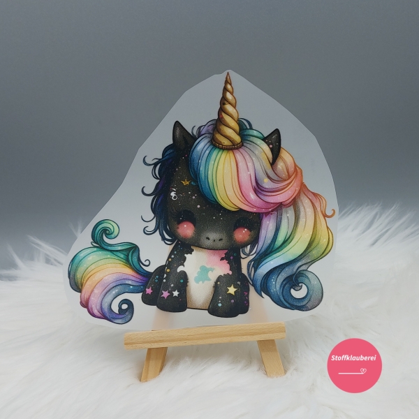 "Einhorn Baby" Bügelbild  (ca. 14cm X 13,5cm)